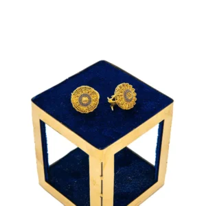 Golden Floral Pearl Tops