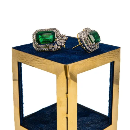 Emerald Charm Gold Tops