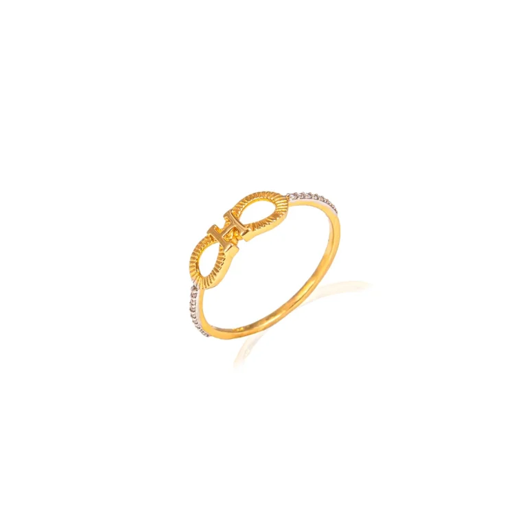 Light Weight Gold Ring 15
