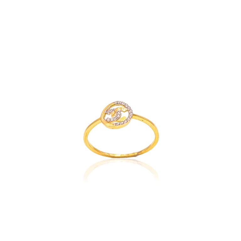Light Weight Gold Ring 20