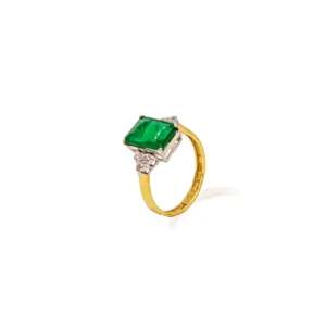 Color Stone Gold Ring 20