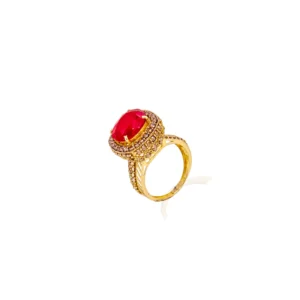 Color Stone Gold Ring 23