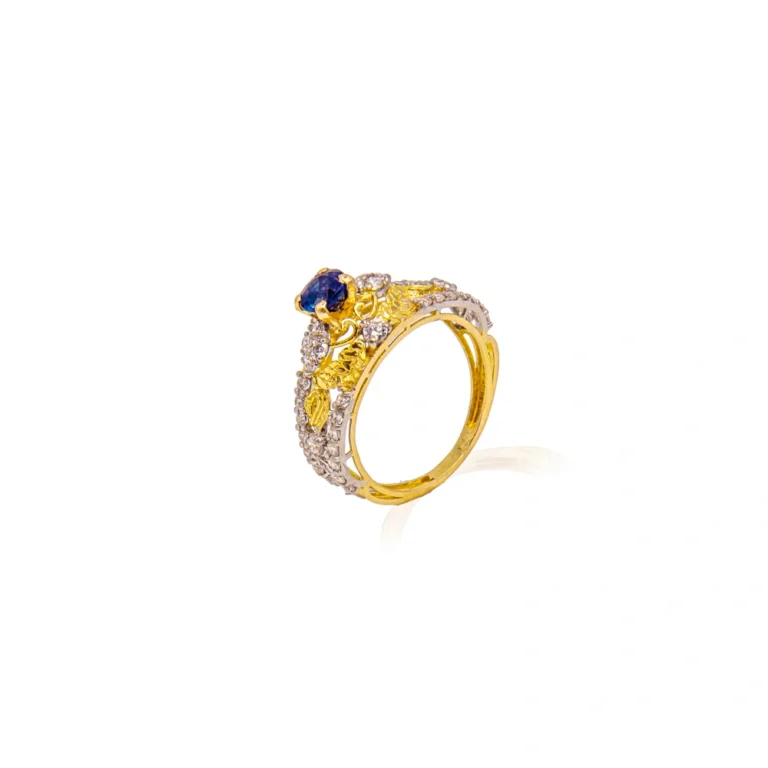 Color Stone Gold Ring 28