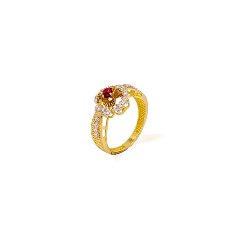 Color Stone Gold Ring 31