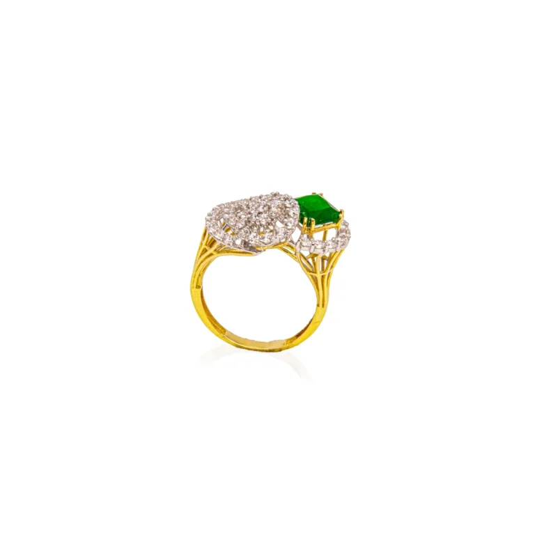 Color Stone Gold Ring 41
