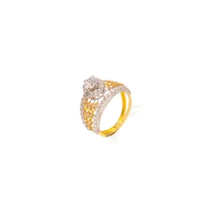 Color Stone Gold Ring 46