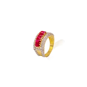 Color Stone Gold Ring 47
